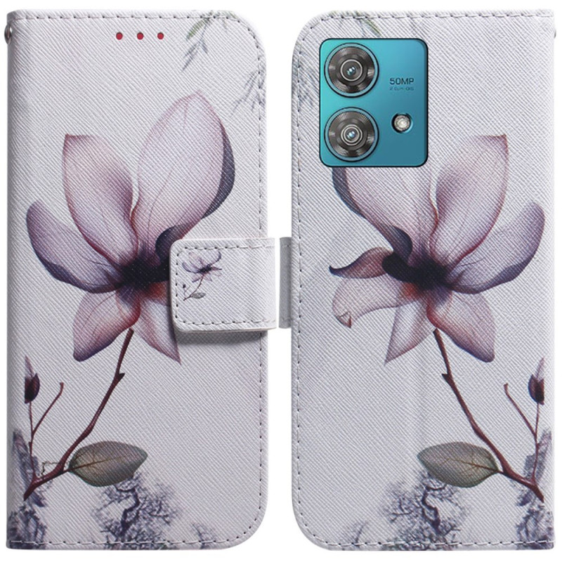 Case Motorola Edge 40 Neo Pink Flower