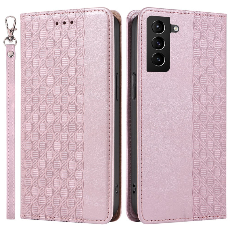 Flip Cover Samsung Galaxy S21 FE Pattern and Strap