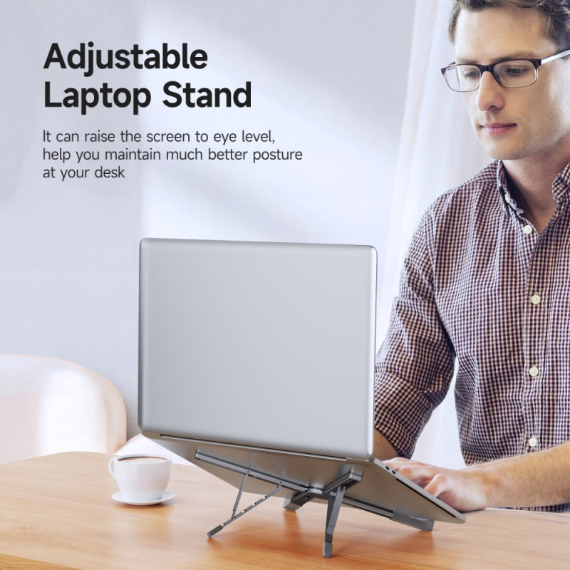 Bureau D'ordinateur Portable Stand Réglable Pliable En Aluminium Tablet