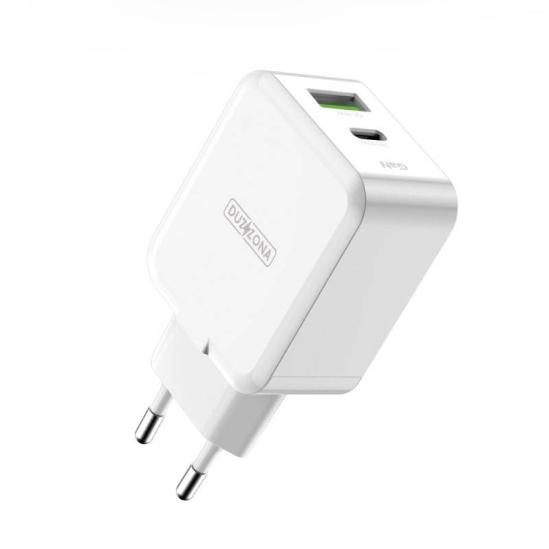 DUZZONA Type-C+USB Dual Port Rapid Charger