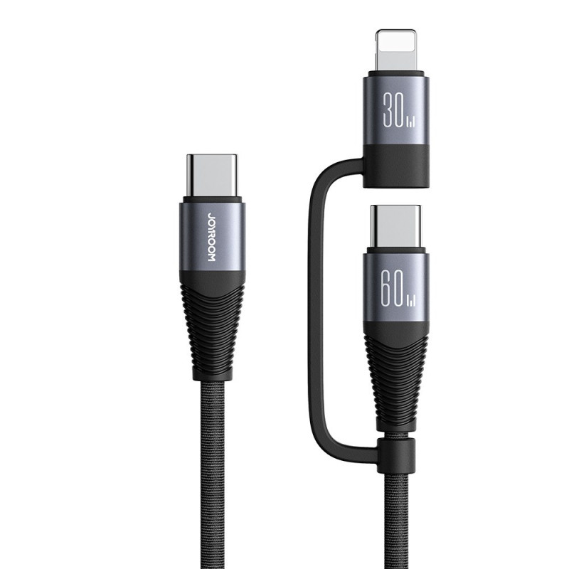 2-in-1 Type-C to 8Pin+Type-C Quick Charge Cable 1.2m JOYROOM Multifunction Series