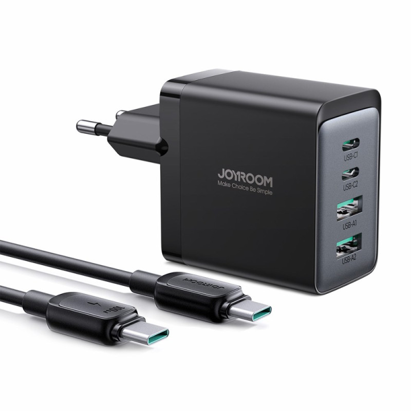 JOYROOM 4-port rapid charging unit with Type-C cable