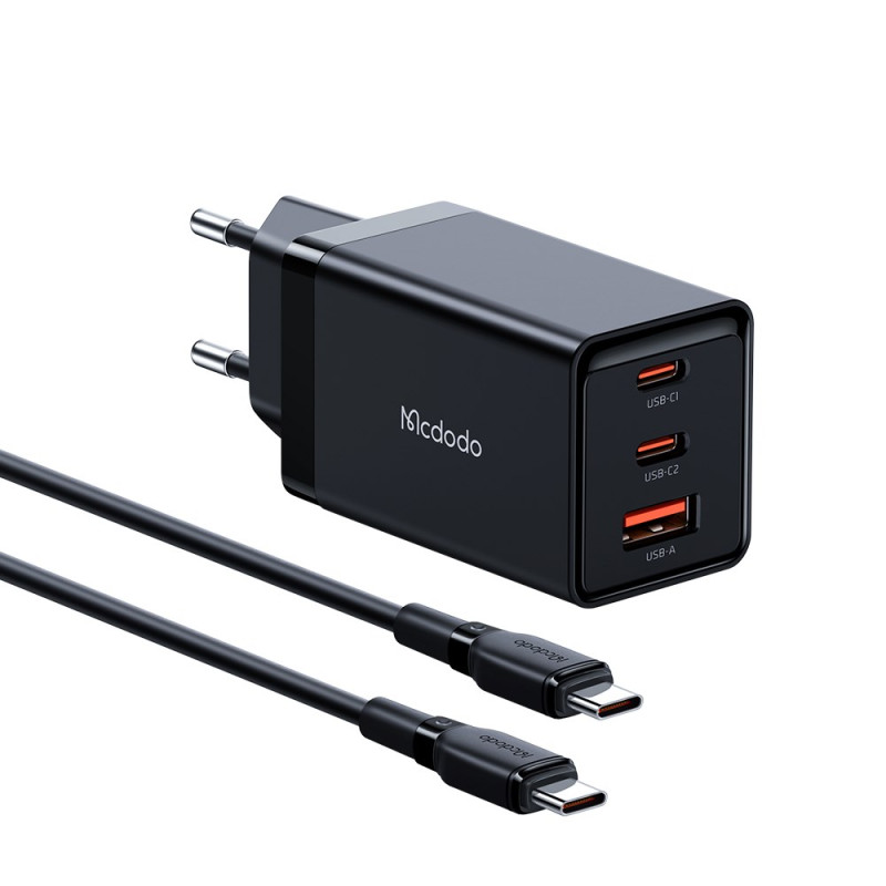 MCDODO Mini Rapid Wall Charger with Type-C Charging Cable