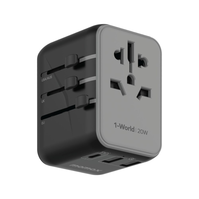 MOMAX Universal Quick Charge Travel Adapter