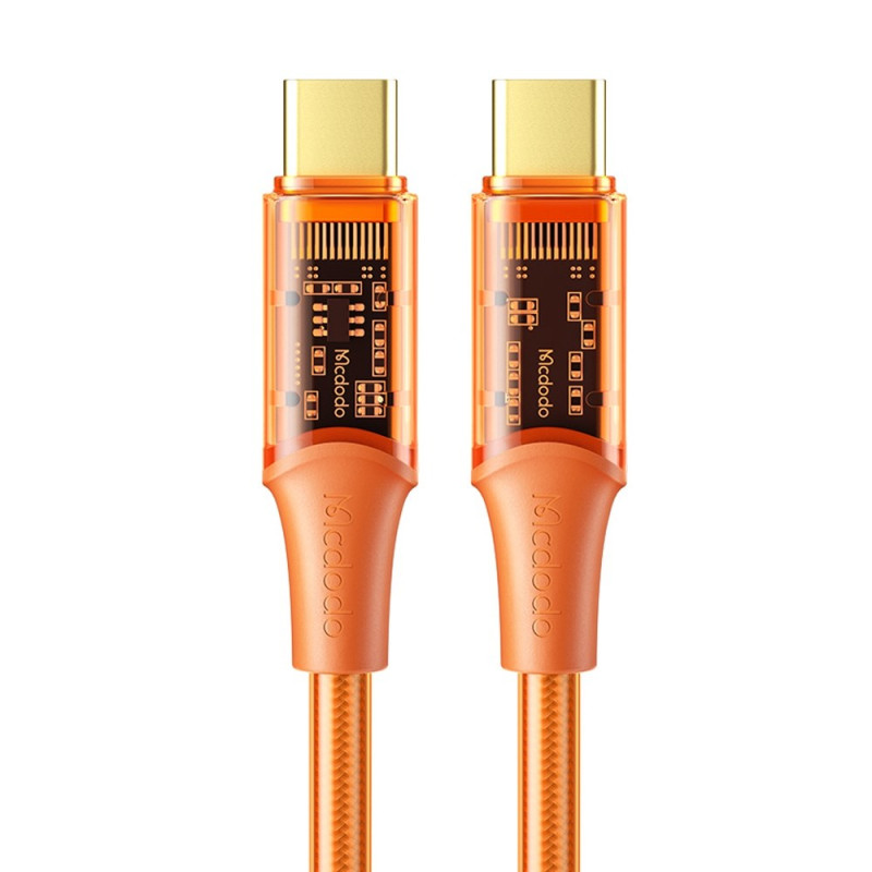 Charging Cable with Transparent Type-C Connector 1.2m Amber Series MCDODO