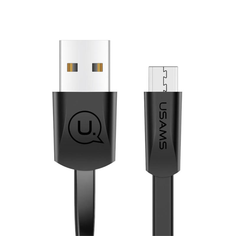 USAMS 1.2m Flat Micro USB Charging and Synchronisation Cable