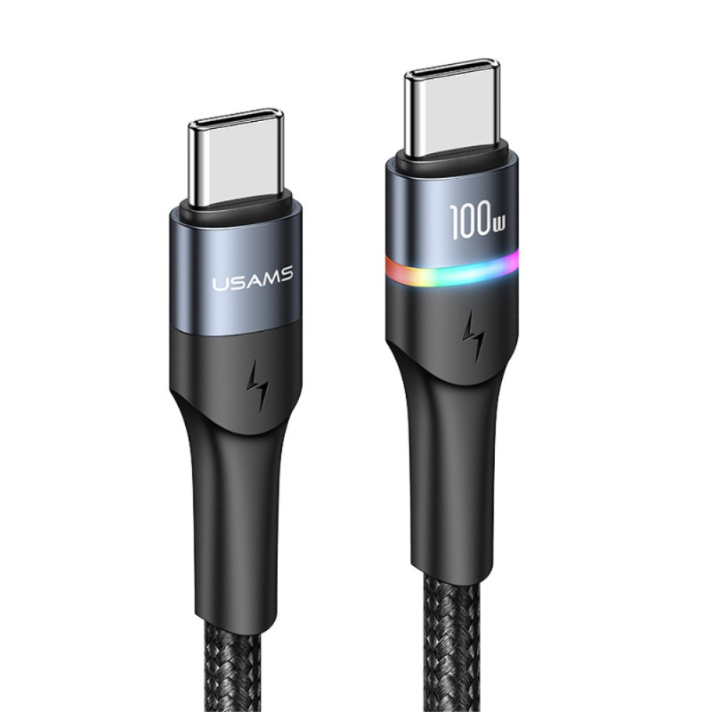 Type-C to Type-C 100W USAMS Fast Charging and Data Transmission Cable