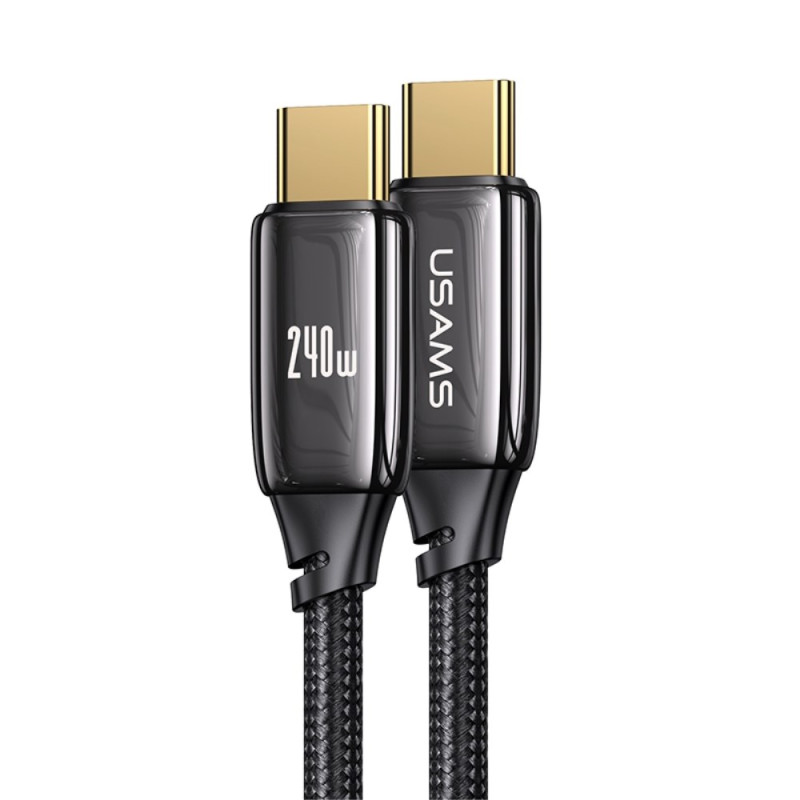 Type-C to Type-C Charge Cord 240W 1.2m USAMS Data Cable