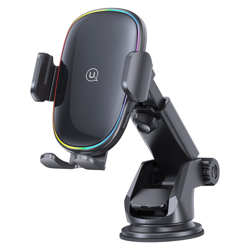 Wireless Car Charging Stand with Coloured Light USAMS