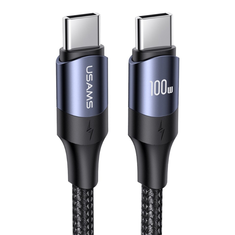 Type-C to Type-C 100W 1.2m USAMS Fast Charge and Data Transfer Cable
