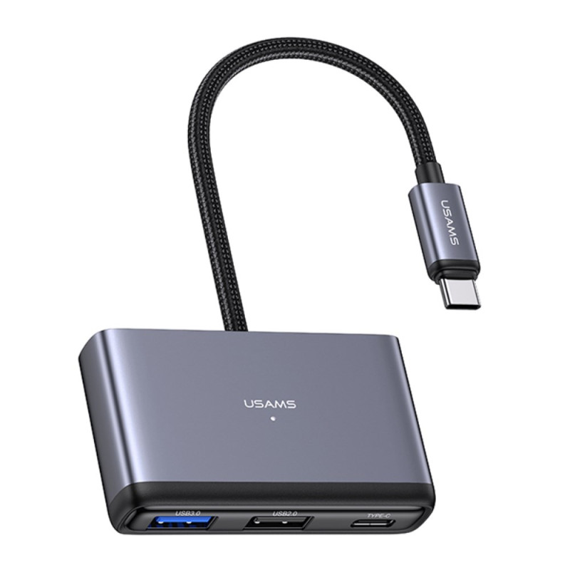 USAMS 4-in-1 Hub Adapter with Expansion Dock