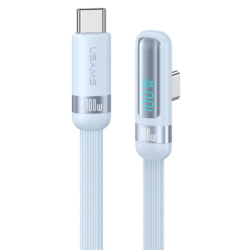 Type-C to Type-C 100W Quick Charge Cable with Wind Series Digital Display 1.2m USAMS