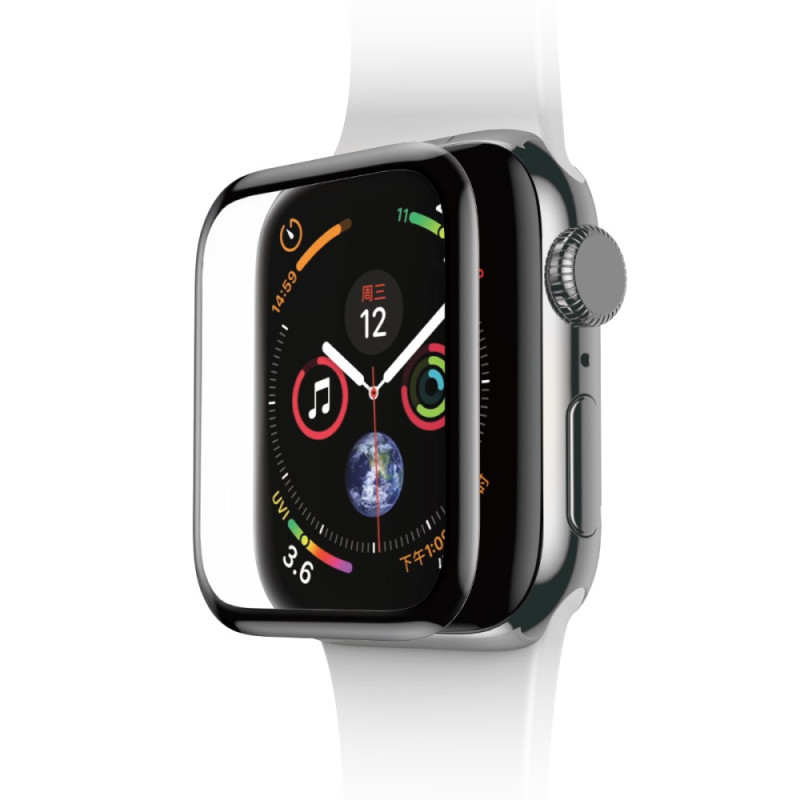 Protection en Verre Tremp Int grale pour cran Apple Watch Series