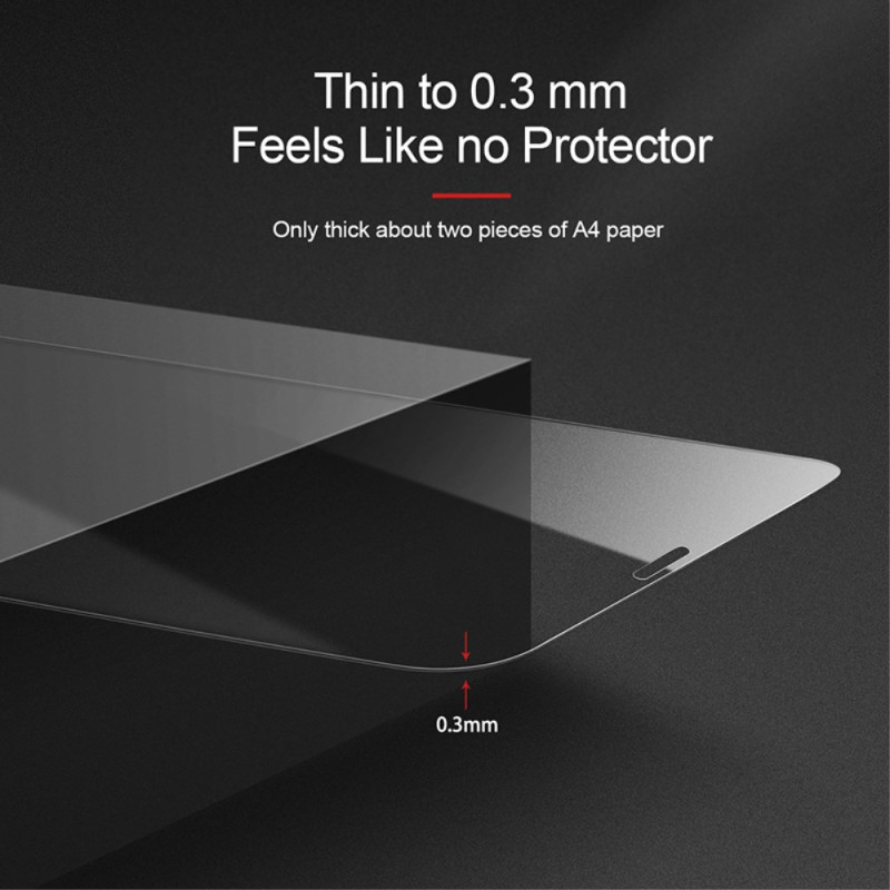 Protecteur d'Écran iPhone 12 Pro Max en Verre Trempé - 9H, 0.3mm - Clair