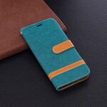 Samsung Galaxy S9 Case Fabric and Leather Effect with Strap Samsung Galaxy S9 Case Fabric and Leather Effect with Strap
