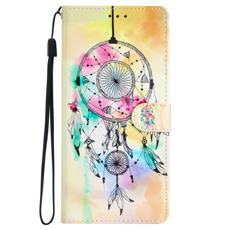 Samsung Galaxy S24 Plus 5G Watercolour Dreamcatcher Lanyard Case