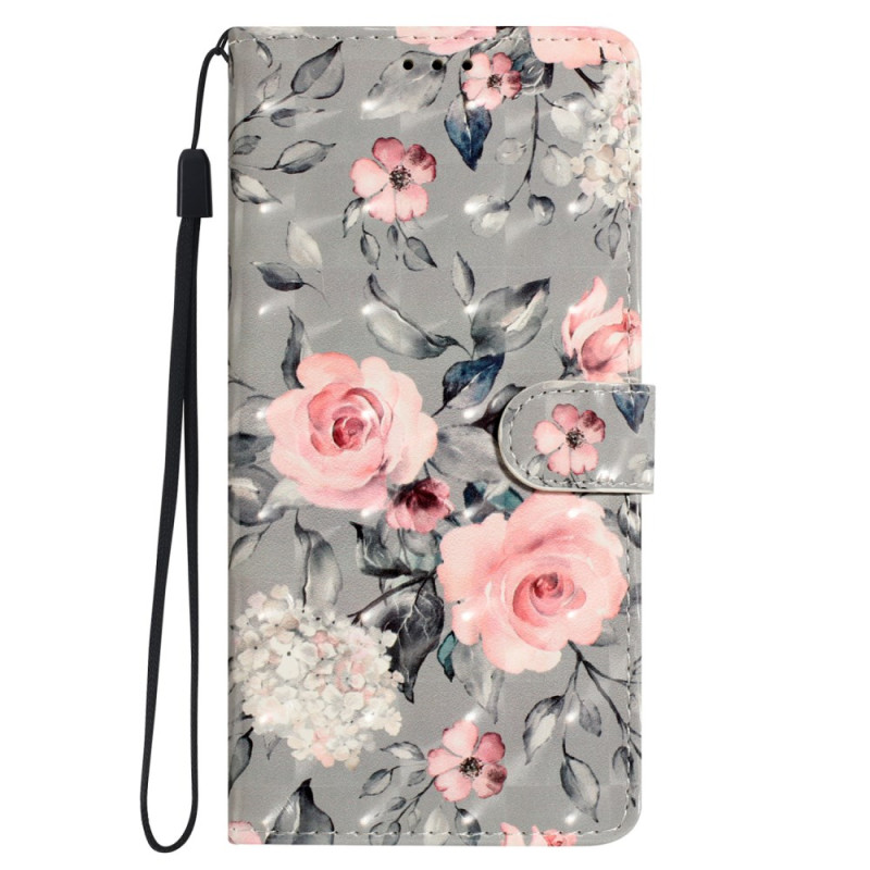 Samsung Galaxy S24 Plus 5G Flower Strap Case