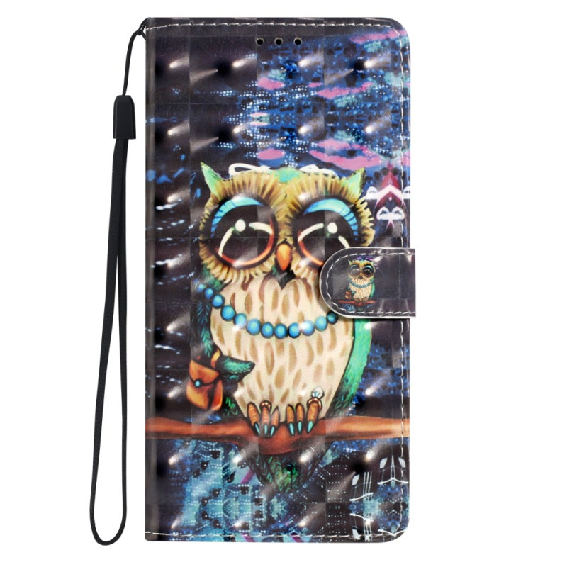 Samsung Galaxy A25 5G Lanyard Owl Case