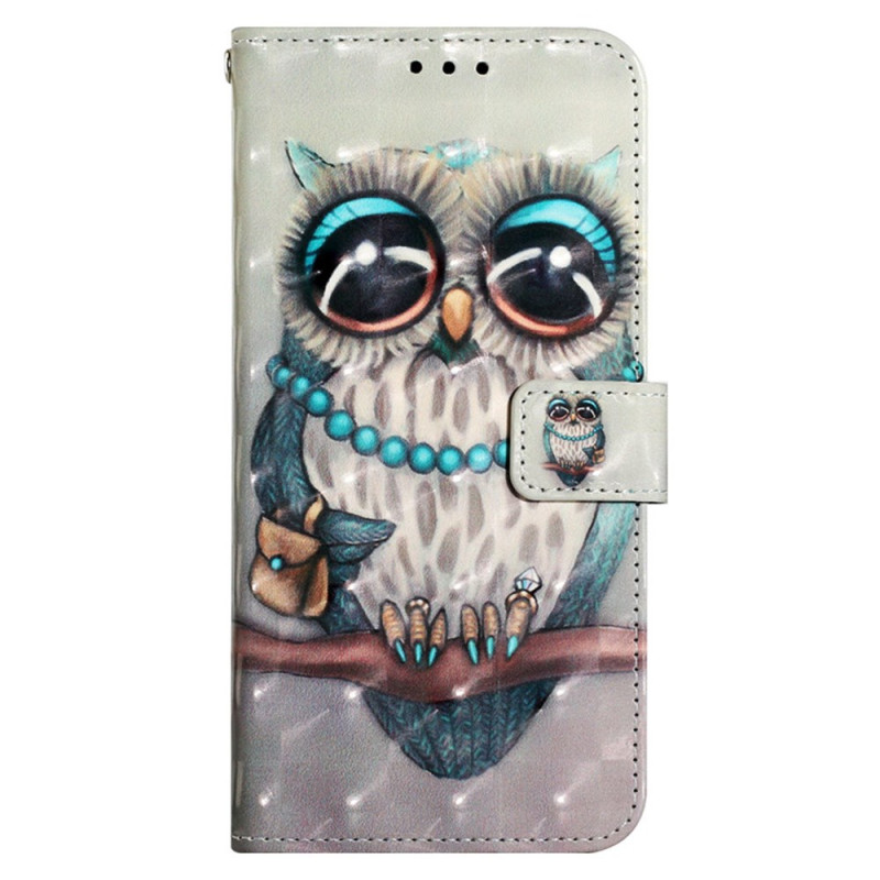 Samsung Galaxy A25 5G Miss Owl Lanyard Case