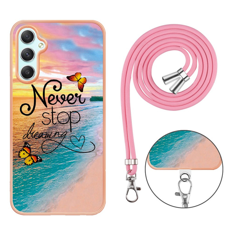 Samsung Galaxy A25 5G Never Stop Dreaming String Case