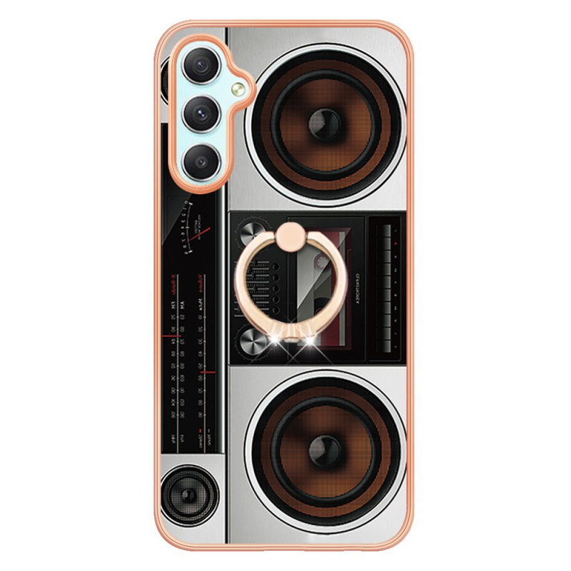 Samsung Galaxy A25 5G Case with Vintage Radio Support Ring