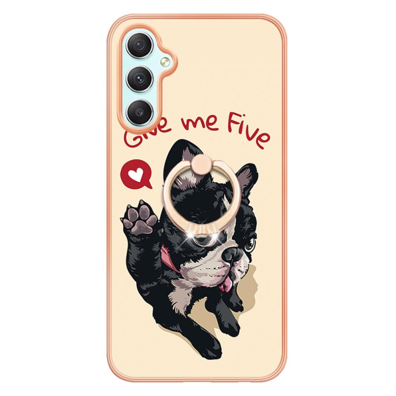 Samsung Galaxy A25 5G Phone Cover with Dog Ring Give Me Five