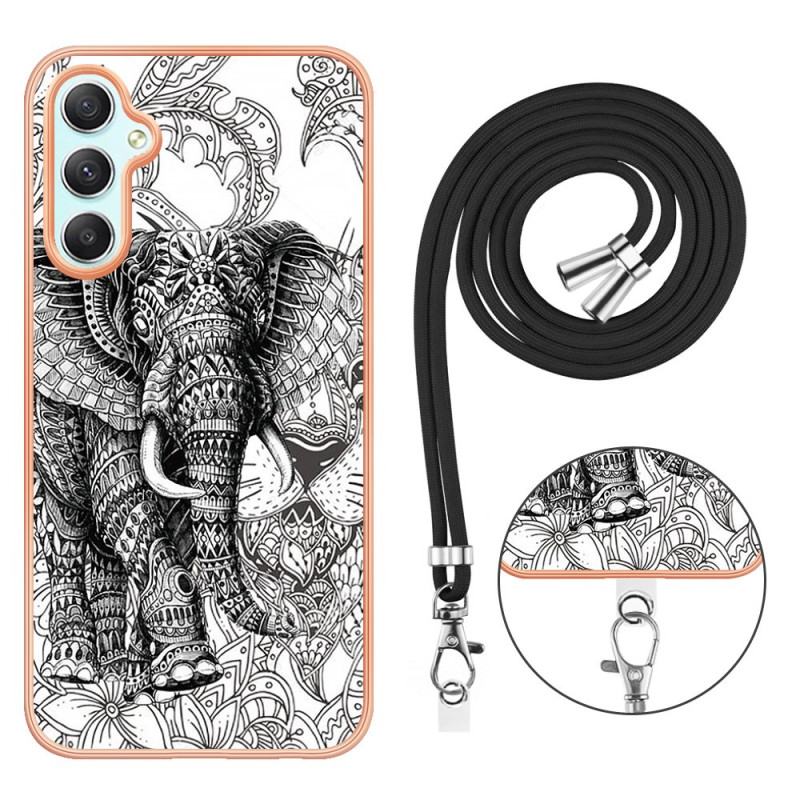 Samsung Galaxy A25 5G Totem Elephant Drawstring Case
