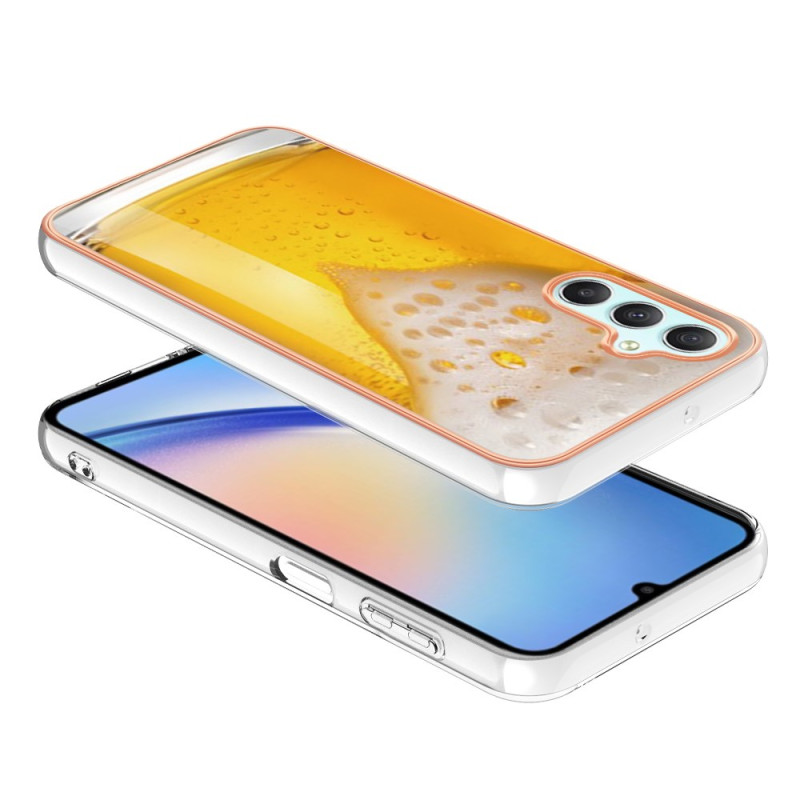 Coque Samsung Galaxy A25 5G Verre Trempé Marbre Ornage - Ma Coque