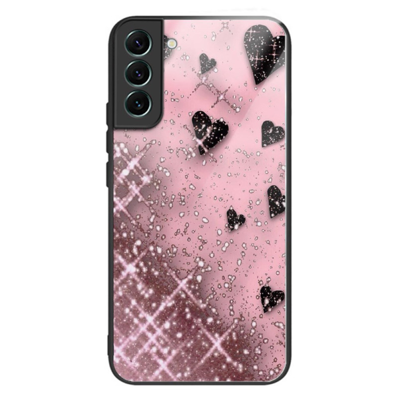 Samsung Galaxy S24 Plus 5G Tempered Glass Cover Pink Love