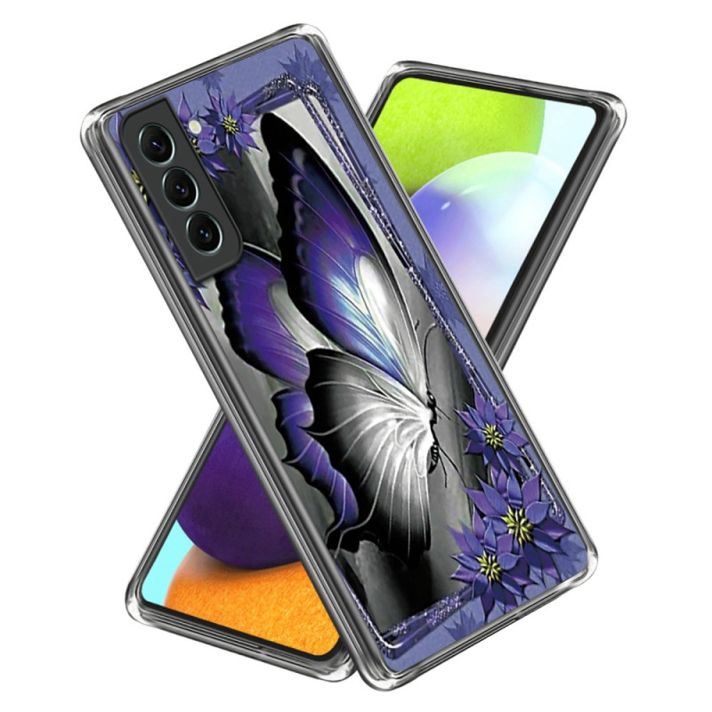 Samsung Galaxy S24 Plus 5G Butterfly Case Purple