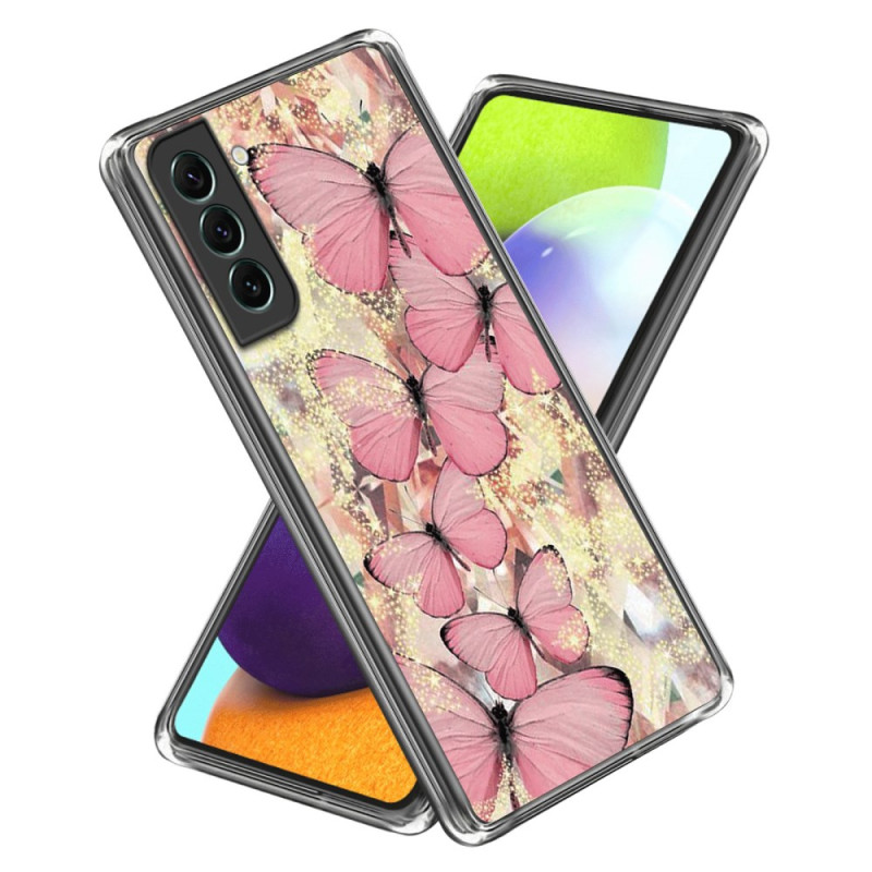 Samsung Galaxy S24 Plus 5G Pink Butterflies Case