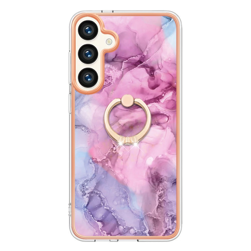 Samsung Galaxy S24 Plus 5G Case Marble Style Ring Stand