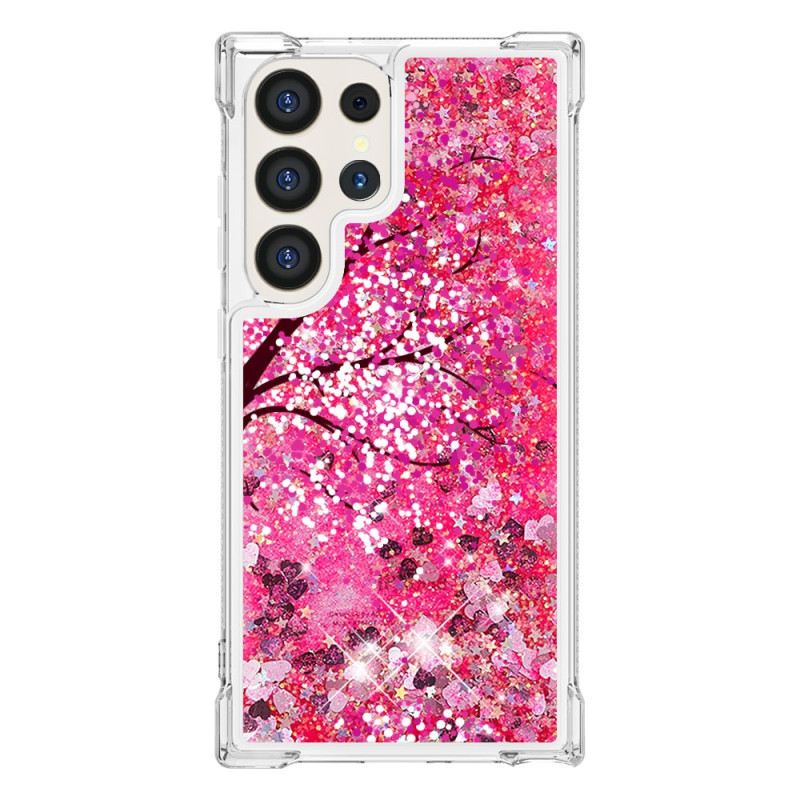 Samsung Galaxy S24 Ultra 5G Glitter Cherry Blossom Case