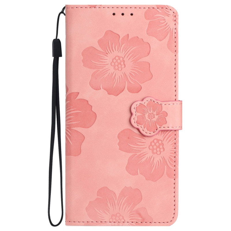 Samsung Galaxy S24 Ultra 5G Floral Case with Strap