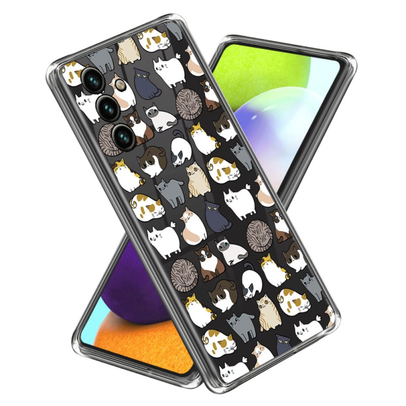 Samsung Galaxy A25 5G Case Cats design