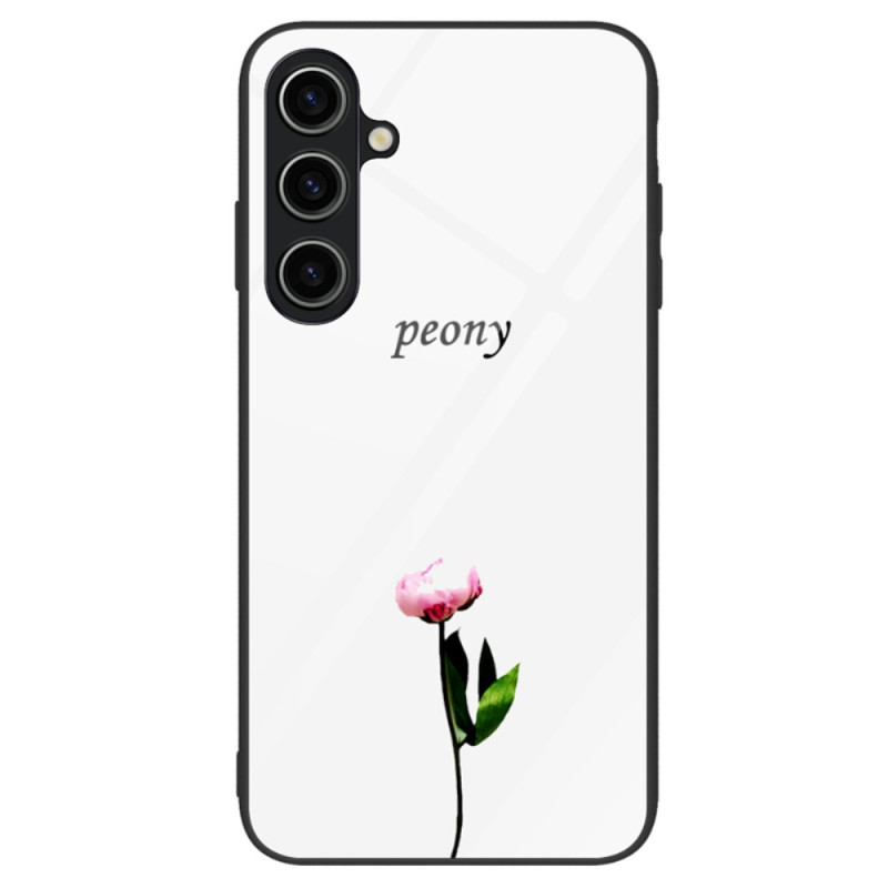Samsung Galaxy A25 5G Cover Peony Tempered Glass