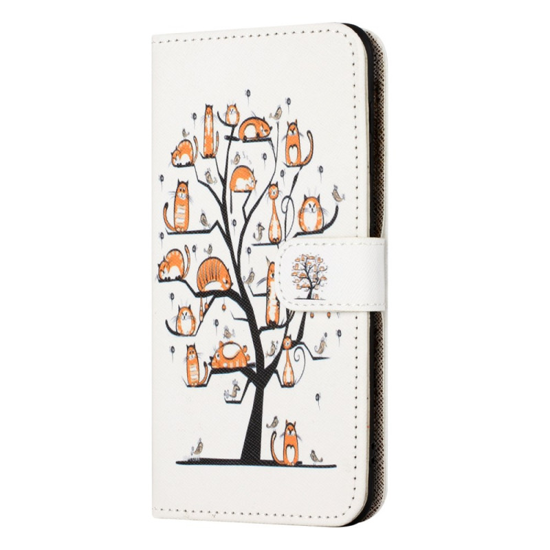 Samsung Galaxy A05s Case Cats and Strap Tree