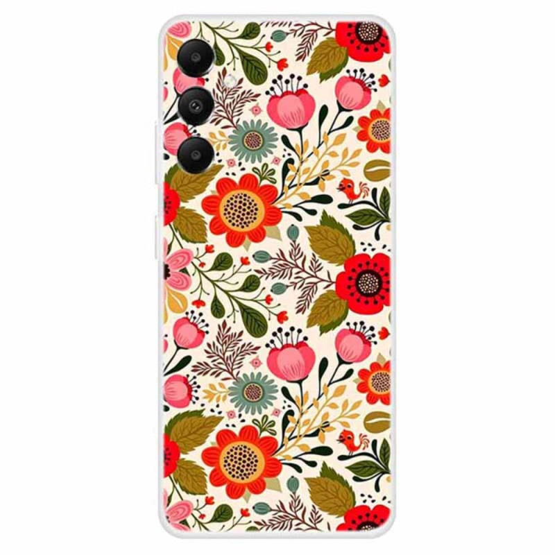 Samsung Galaxy A05s Case Coloured Flowers