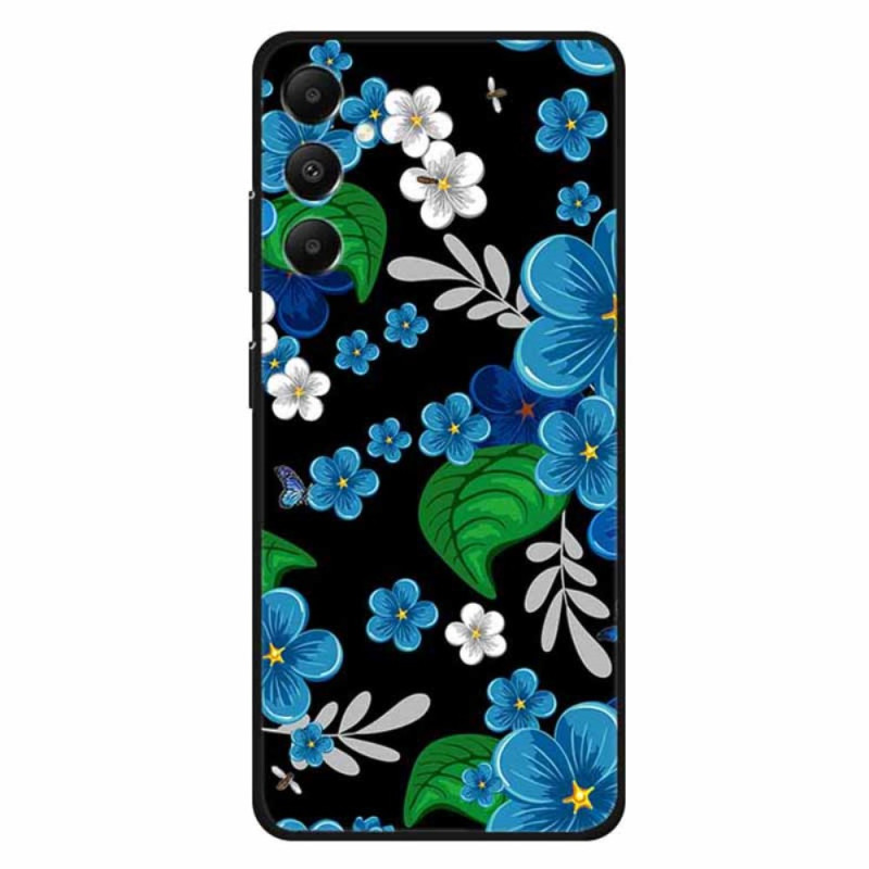 Samsung Galaxy A05s Blue Flowers Case