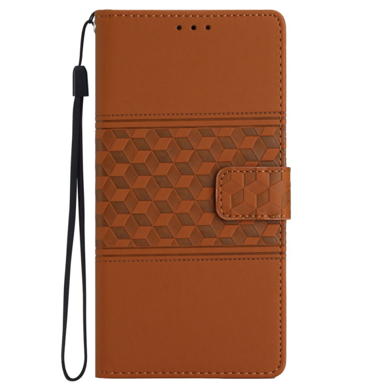 Case Samsung Galaxy A05s 4G Faux Leather Losange pattern