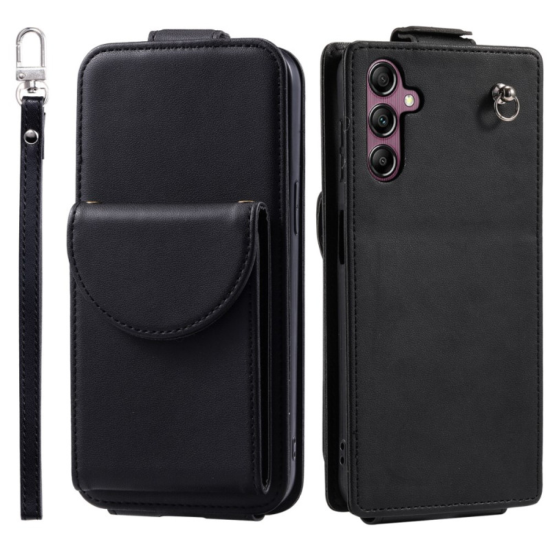 Case Samsung Galaxy A05s Vertical Flap Card Holder and Lanyard