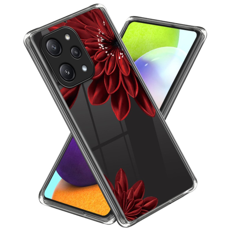 Xiaomi Redmi 12 5G / Poco M6 Pro 5G Case Red Flowers