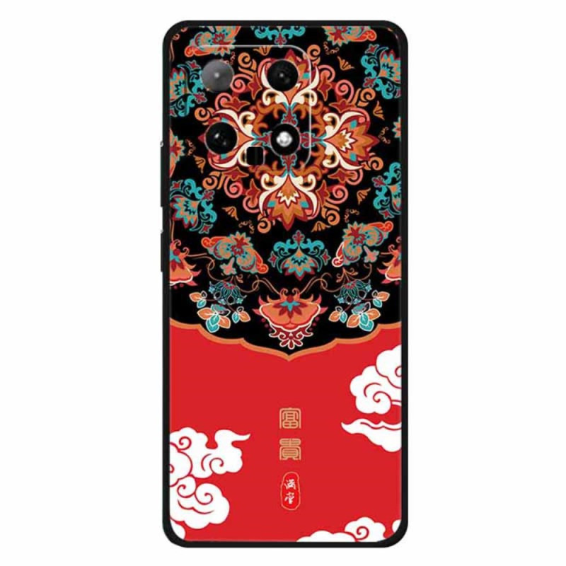 Xiaomi 14 Protective Case
 with Ethnic Print - Rich / Red