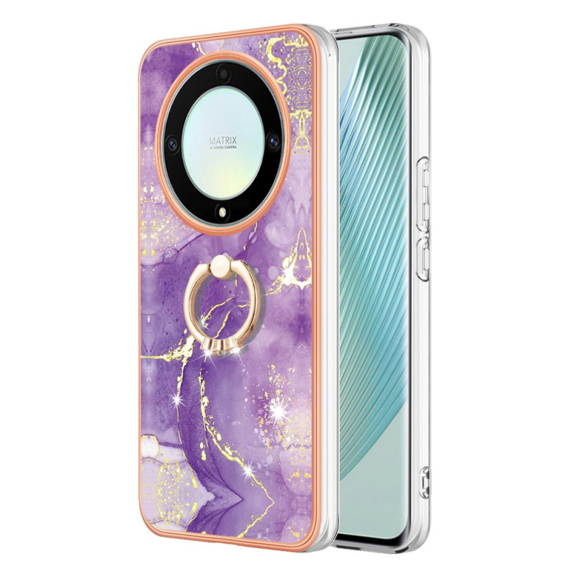 Honor Magic 5 Lite Case Marble Support Ring