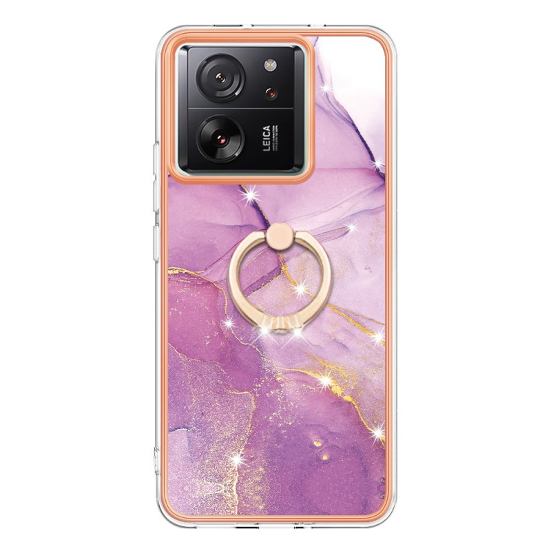 Xiaomi 13T / 13T Pro Case Marble Effect Ring Support