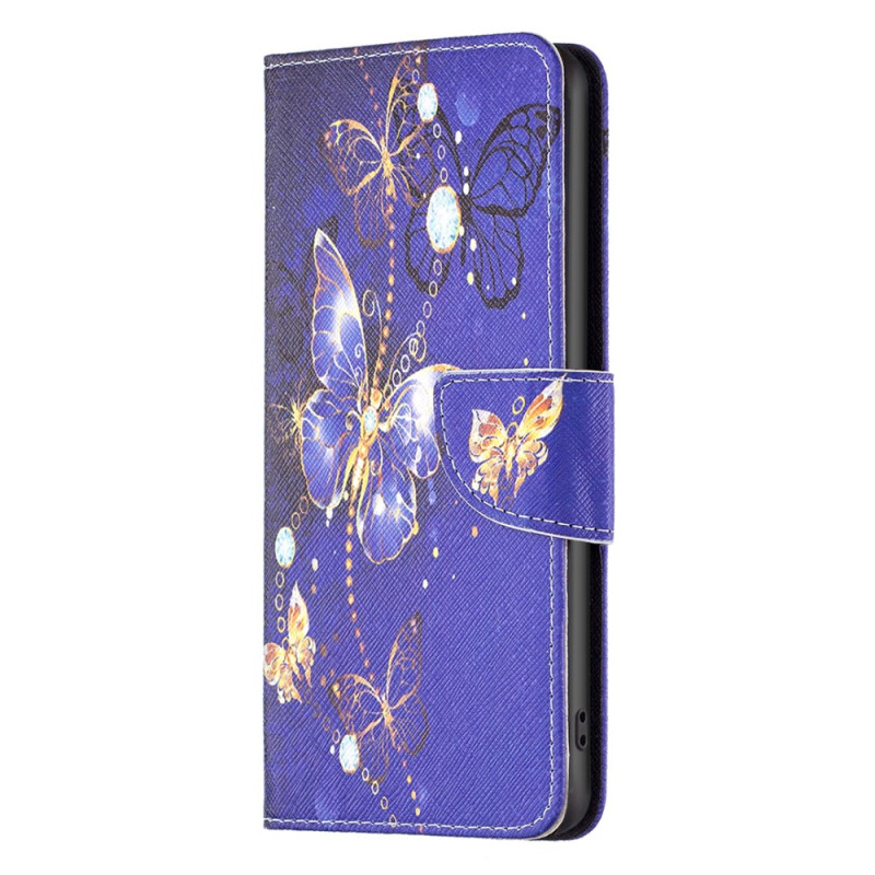 Xiaomi Redmi Note 13 4G Case Purple Butterflies