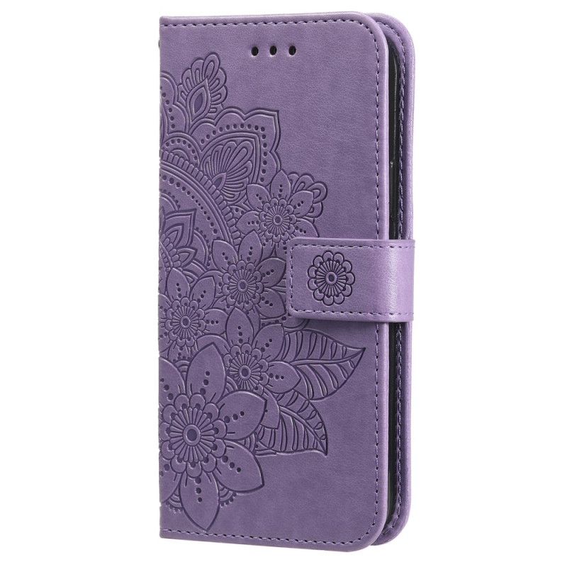 Housse Xiaomi Redmi Note 13 4G Style Floral à Lanière
