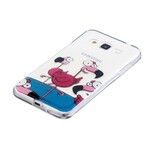 Case Samsung Galaxy J3 2016 Funny Pink Flamingos