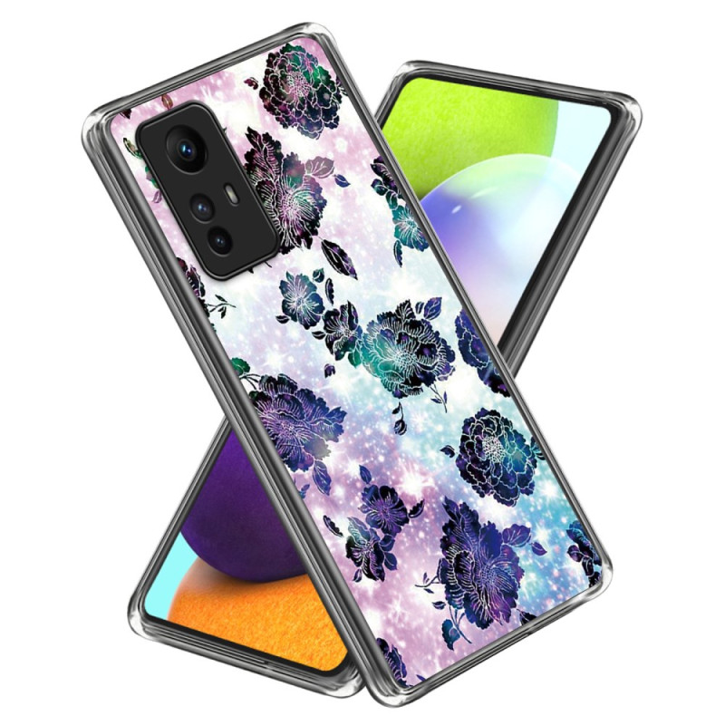 Xiaomi Redmi Note 12S Purple Flower Case