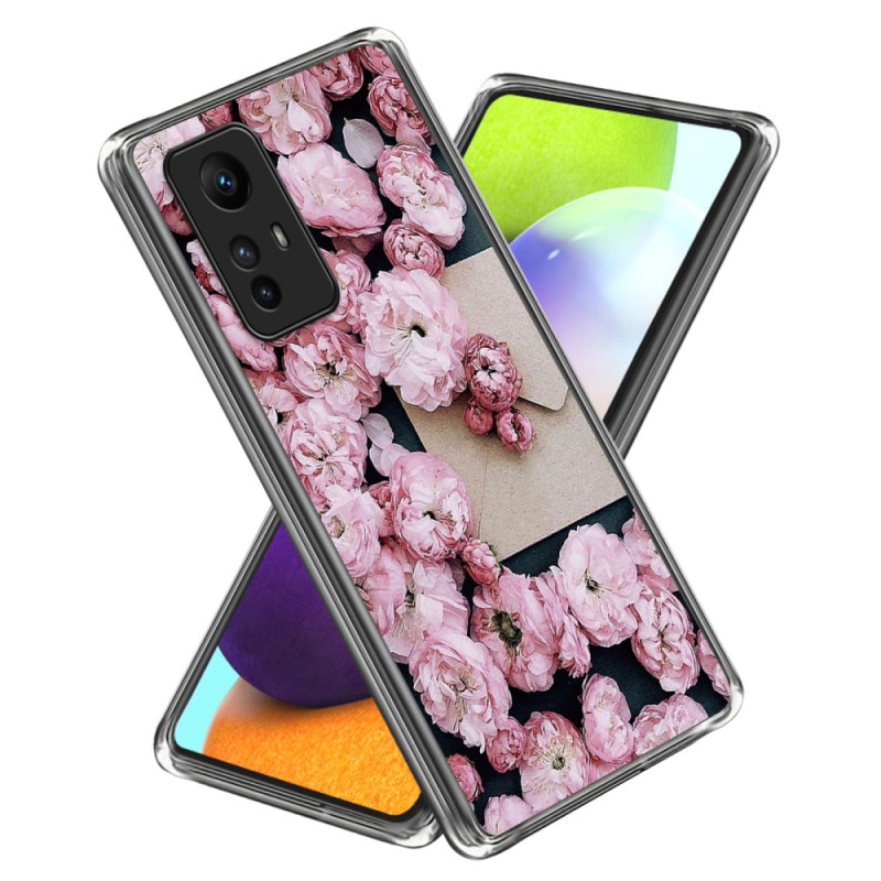 Xiaomi Redmi Note 12S Pink Flower Case